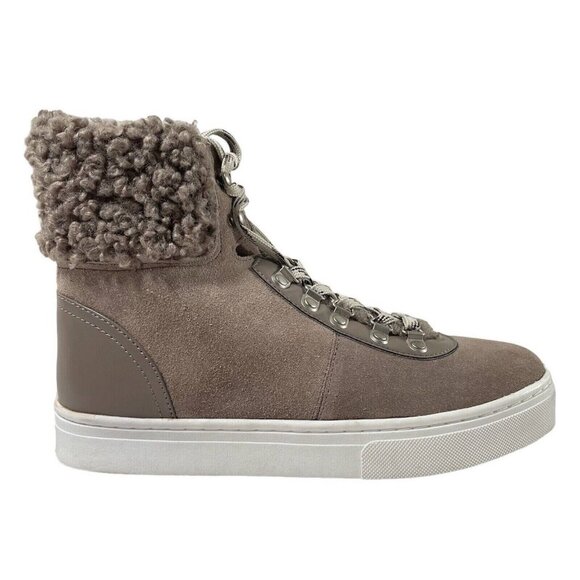 Sam Edelman Women’s Size 8.5M Luther Faux Shearling Boot Taupe - Picture 2 of 10